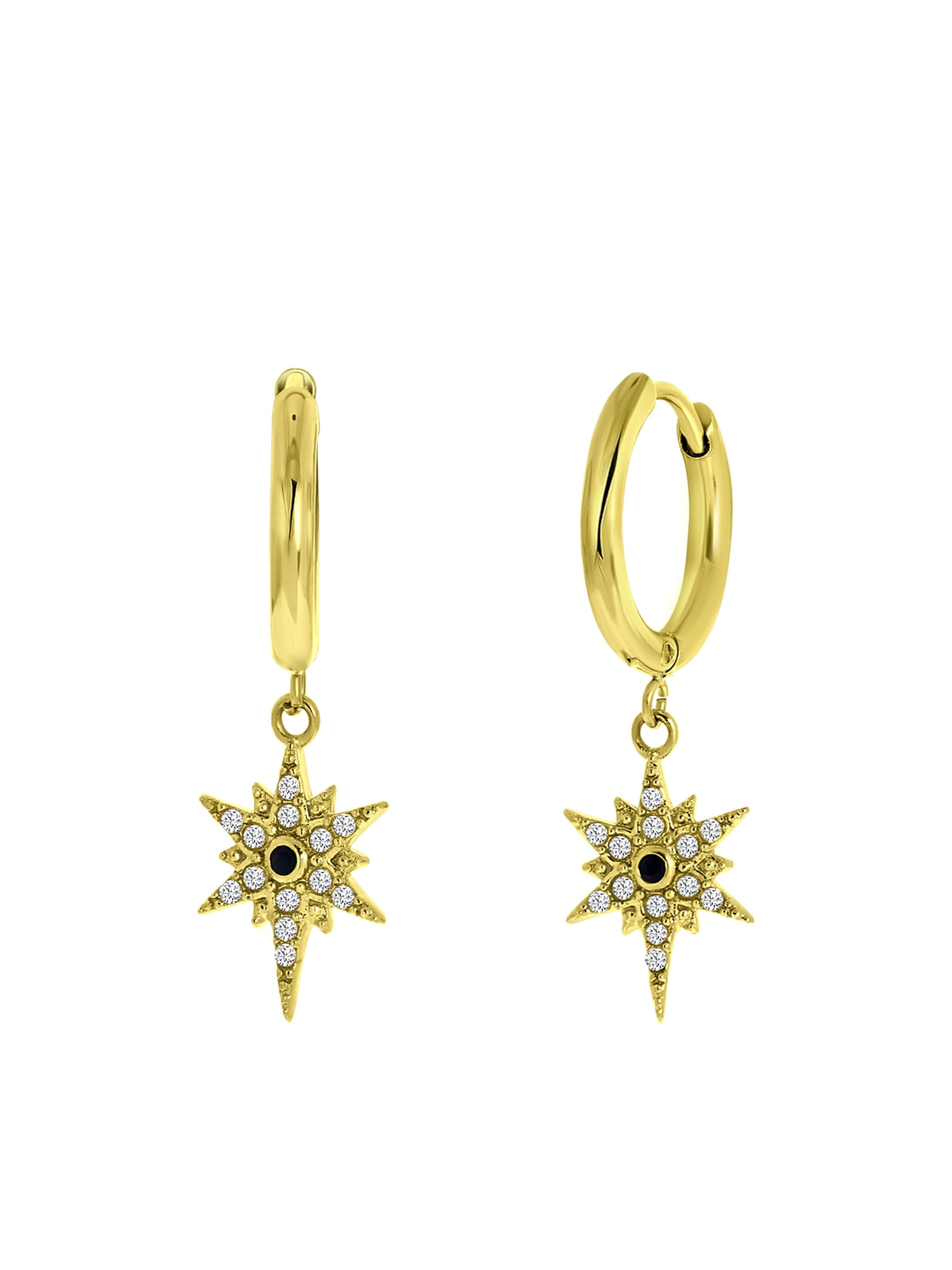 Lucardi Oorbellen in Goud: voorkant