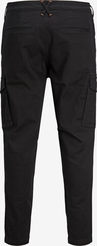 Regular Pantalon cargo 'Stace' Jack & Jones Plus en noir