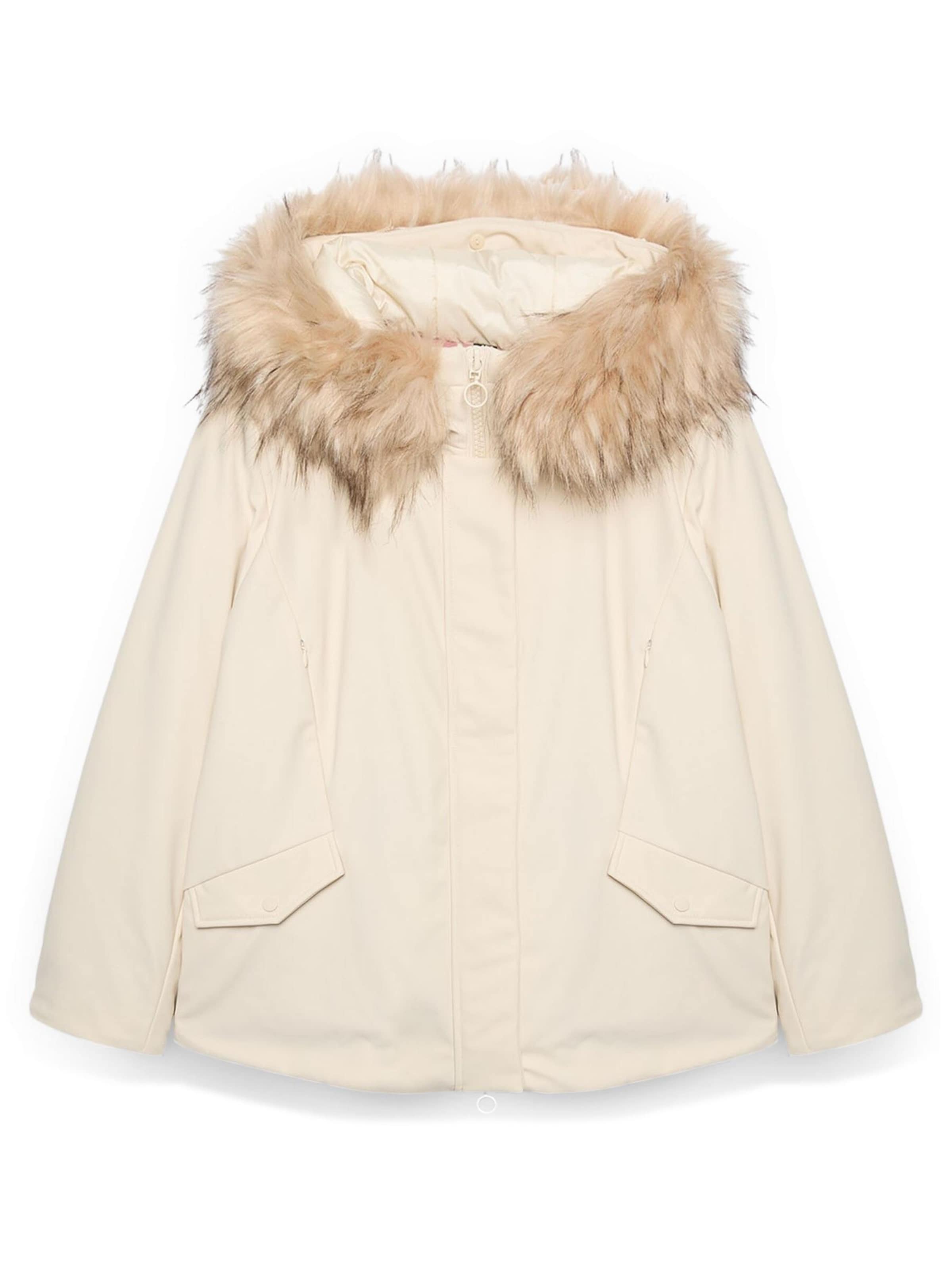 Fiorella Rubino Winterjas in Beige: voorkant