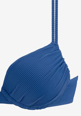 SUNSEEKER Push-up Bikinitop in Blau