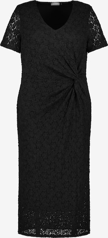 SAMOON - Vestido en negro: frente