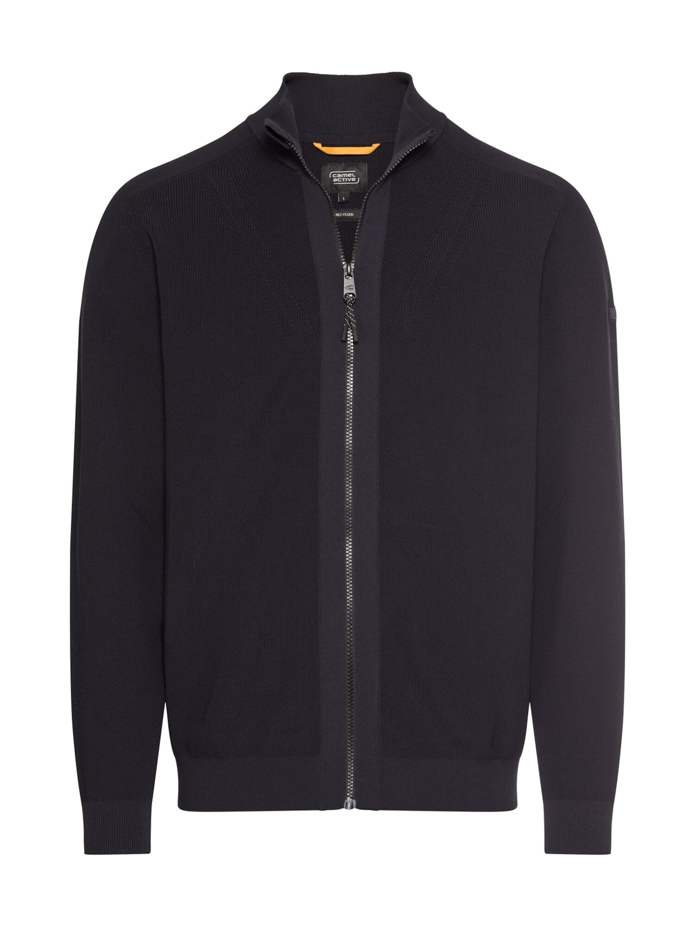 CAMEL ACTIVE fleXXXactive® Strickjacke aus besonders leichtem Material in Blau: Vorderseite