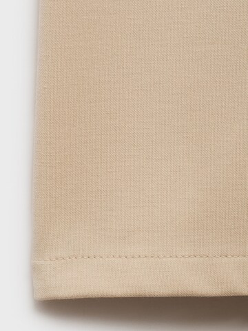 MANGO Loose fit Trousers 'CANDELA' in Beige