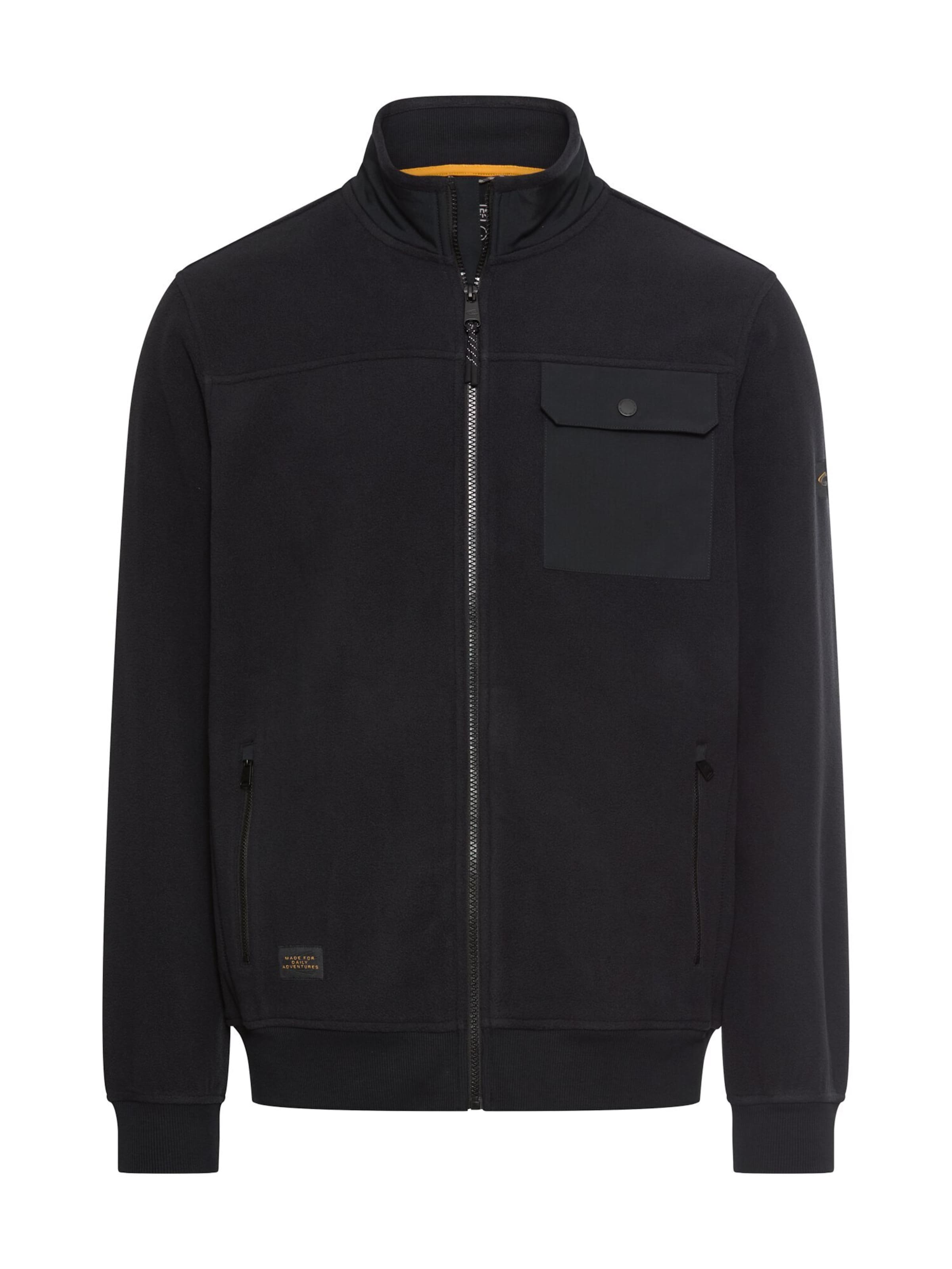 CAMEL ACTIVE Zip-Up Hoodie in Blue: front