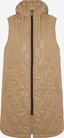 Born Living Yoga Sports vest 'Tessa' in Beige: front