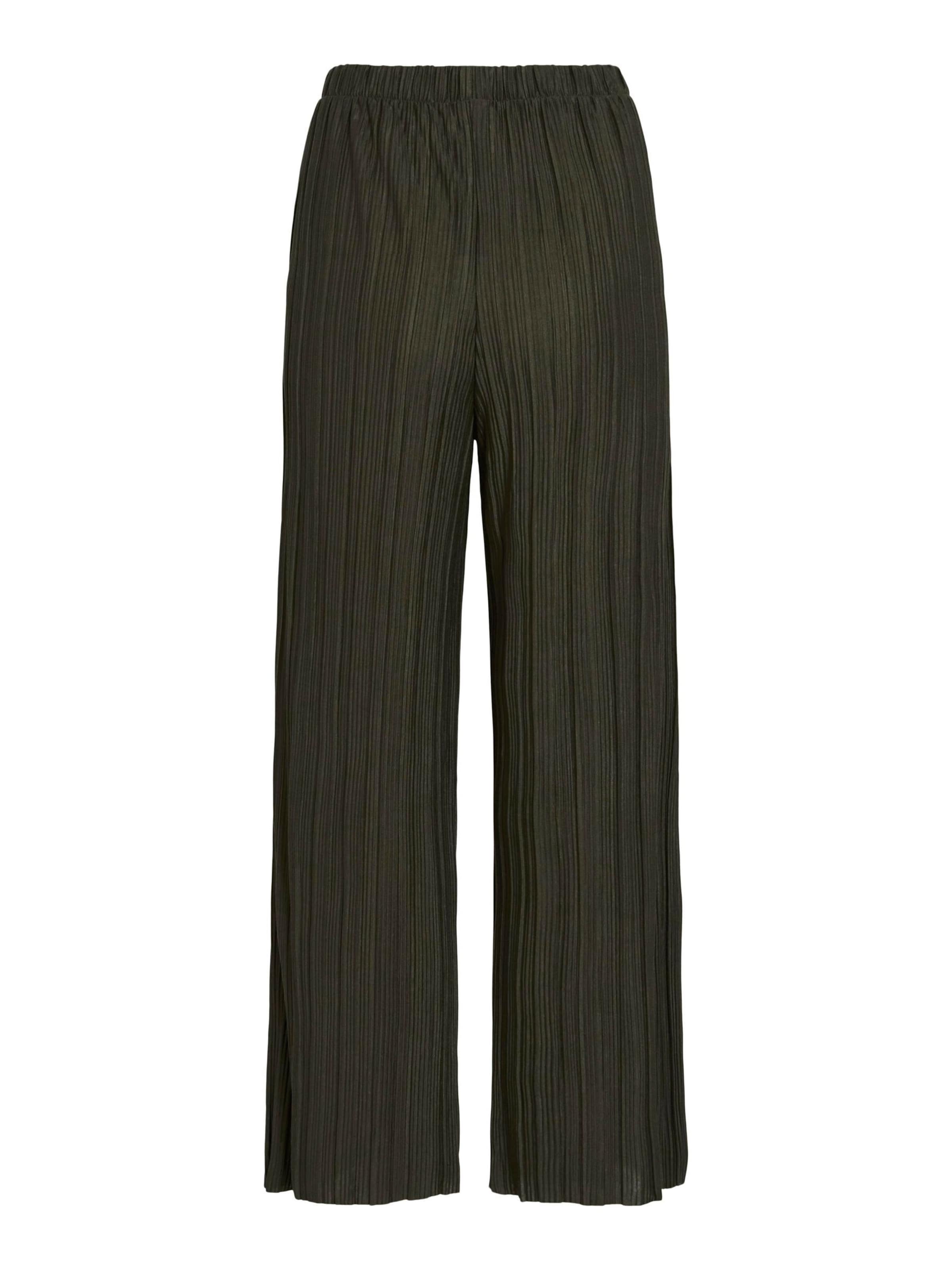 VILA Bő szár Nadrág 'VIPLISA' - zöld