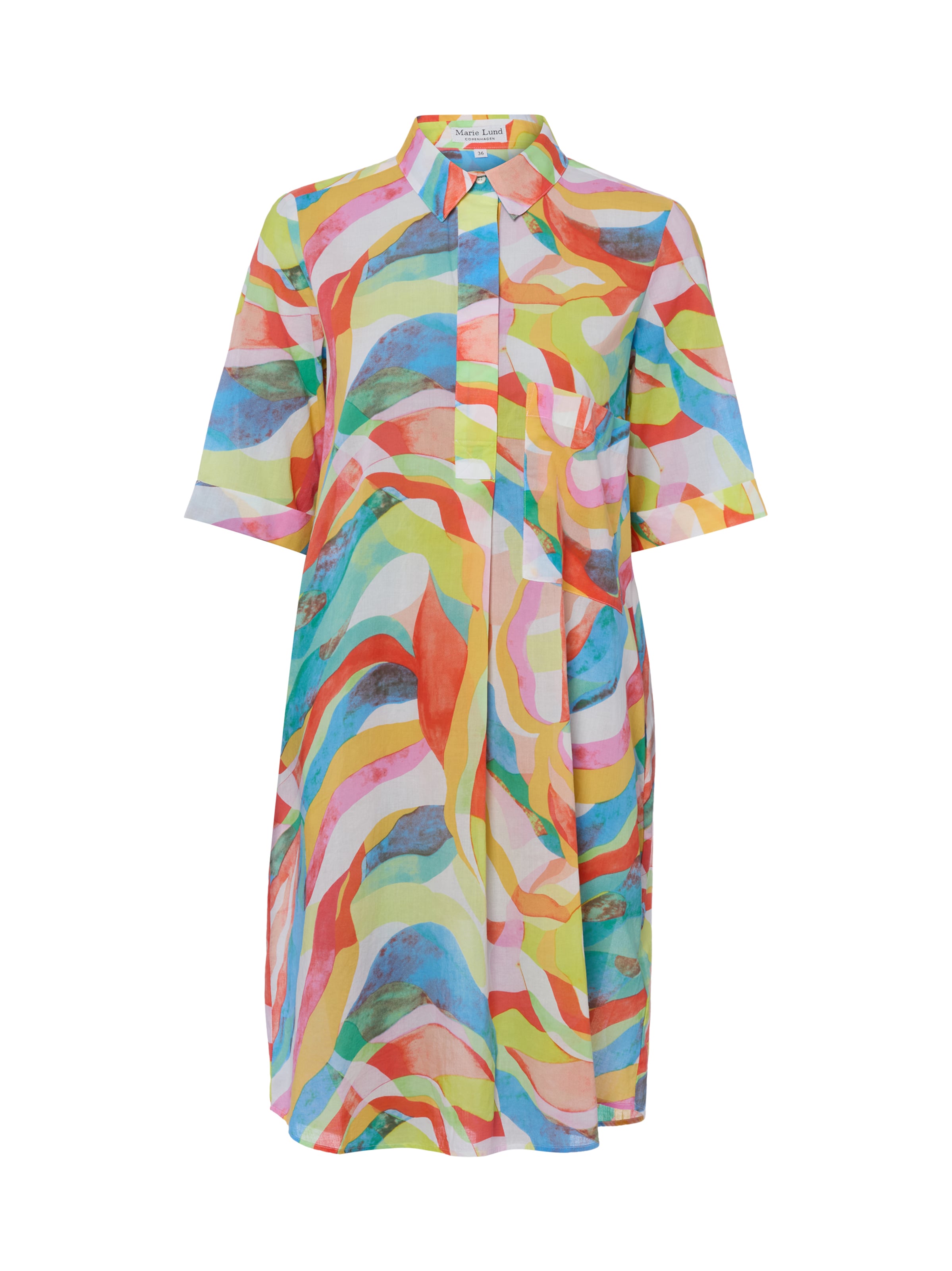 Marie Lund Kleid in Mischfarben: Vorderseite