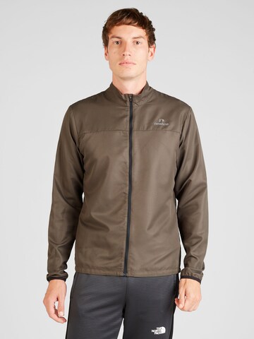 Veste de survêtement Newline en gris : devant