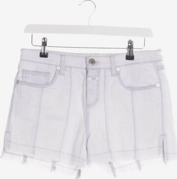 Closed Shorts in S in White: front