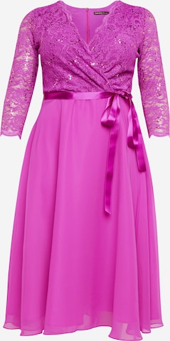 Robe SWING Curve en violet : devant