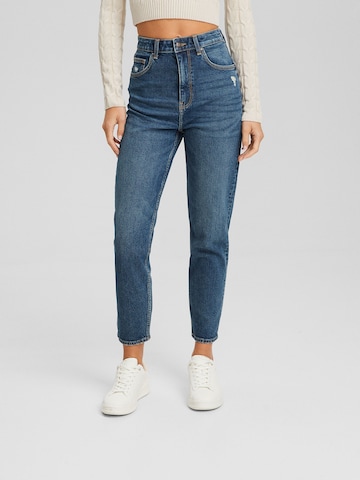 Bershka Regular Jeans i blå: framsida