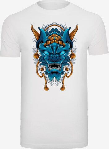 F4NT4STIC Shirt 'Dragon' in Wit: voorkant
