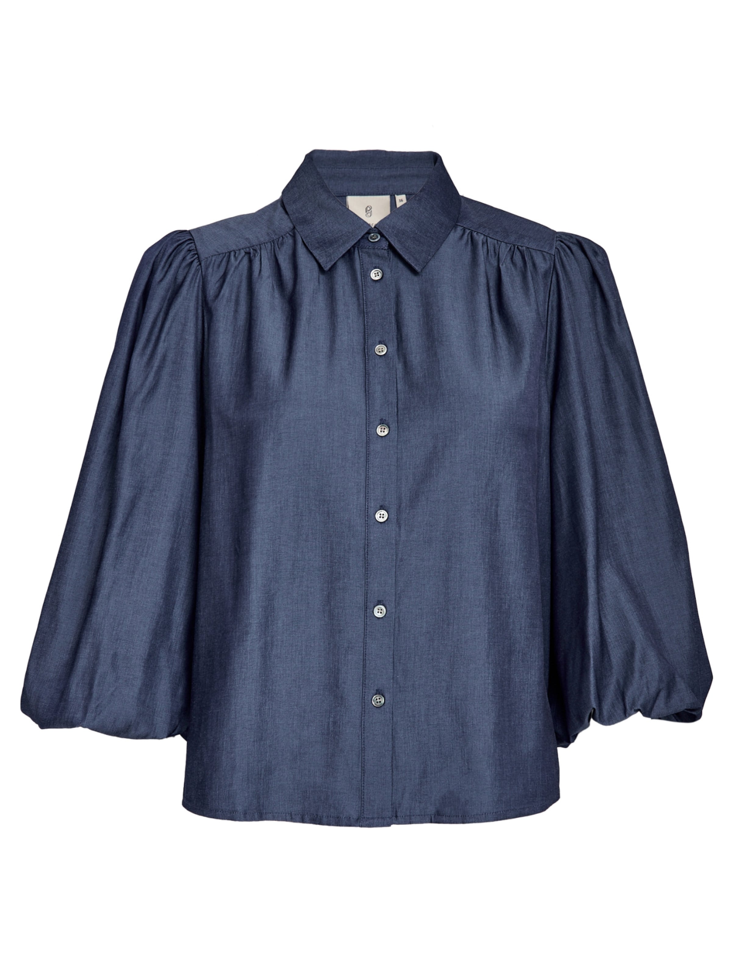 Peppercorn Blouse 'Bea' in Blauw: voorkant