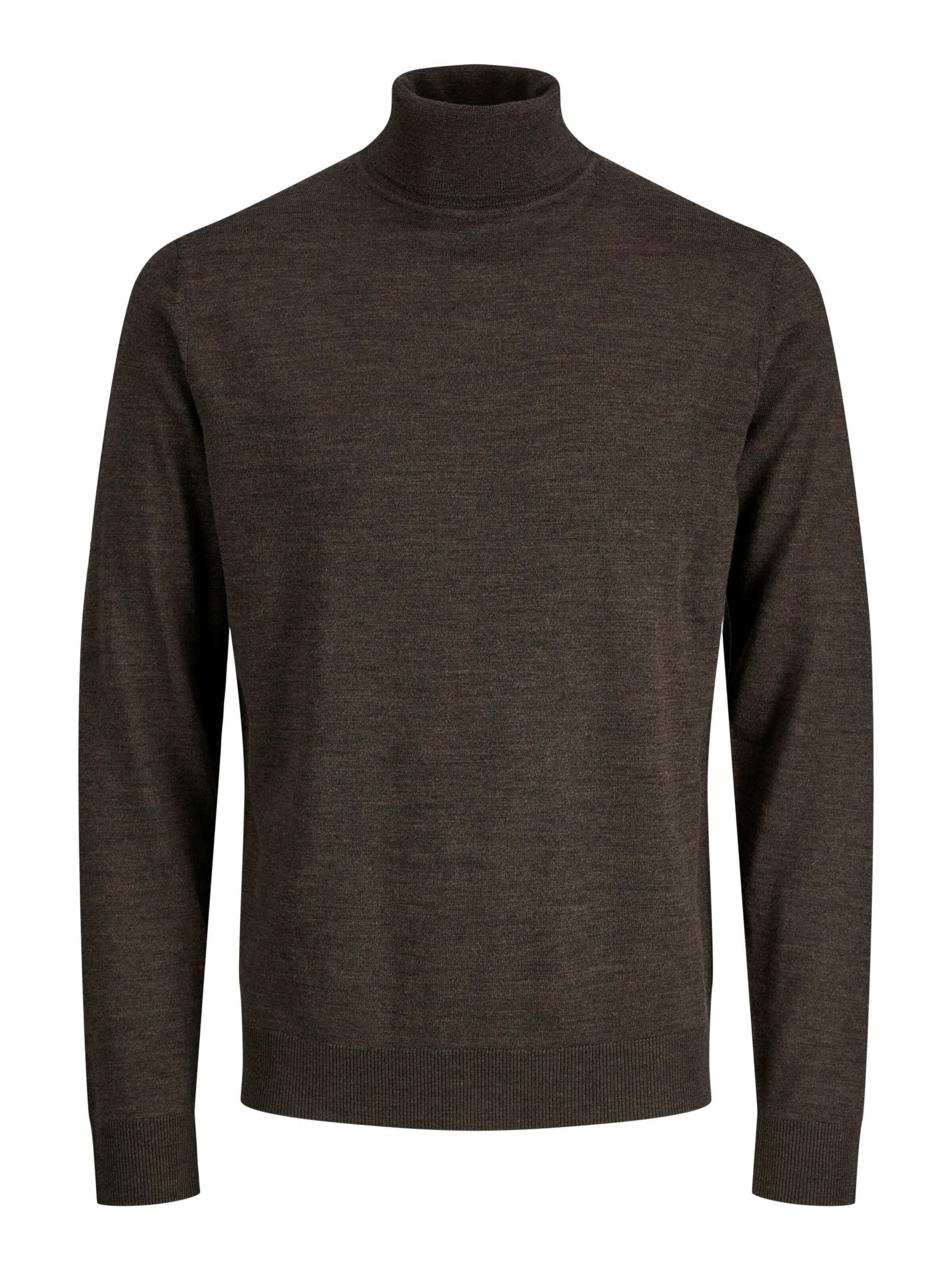 JACK & JONES Pullover '12216829'‌‌‌‌‌‌‌‌‌ in Braun: Vorderseite