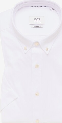 ETERNA Regular fit Button Up Shirt in White