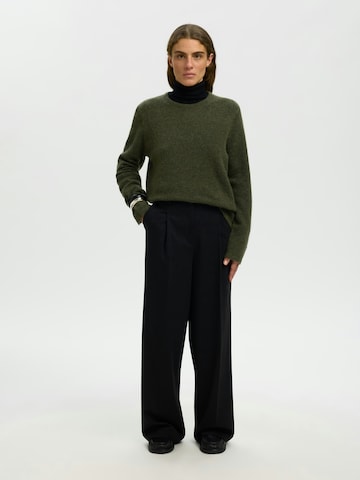 Pullover 'SLWLULU' di SELECTED in verde