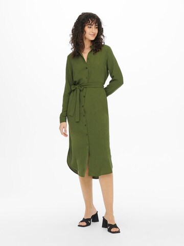 JDY Shirt Dress 'Rachel' in Green