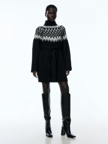 Rochie tricotat 'Amita' de la EDITED pe negru