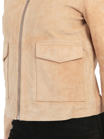 Chic and Clicks - Chaqueta de entretiempo 'Terra Suede' en beige