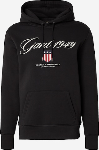GANT Mikina - Čierna: predná strana