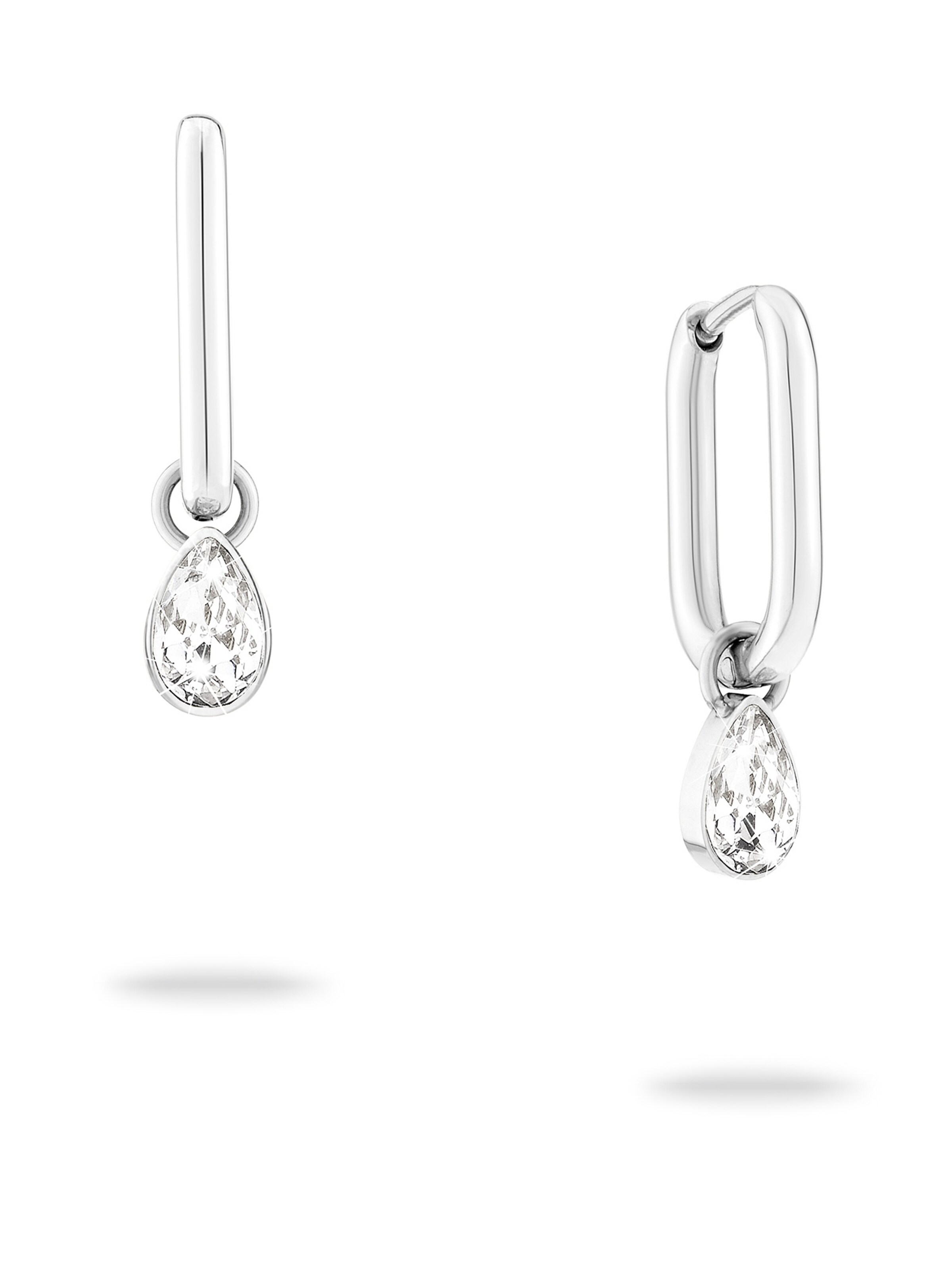 Echtzeit Earrings in Silver: front