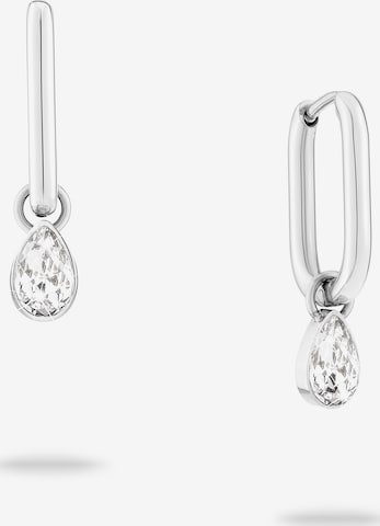 Echtzeit Earrings in Silver: front
