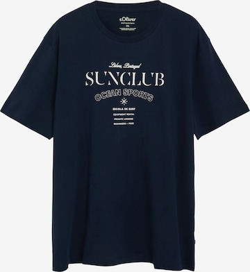 s.Oliver T-Shirt in Blau: Vorderseite
