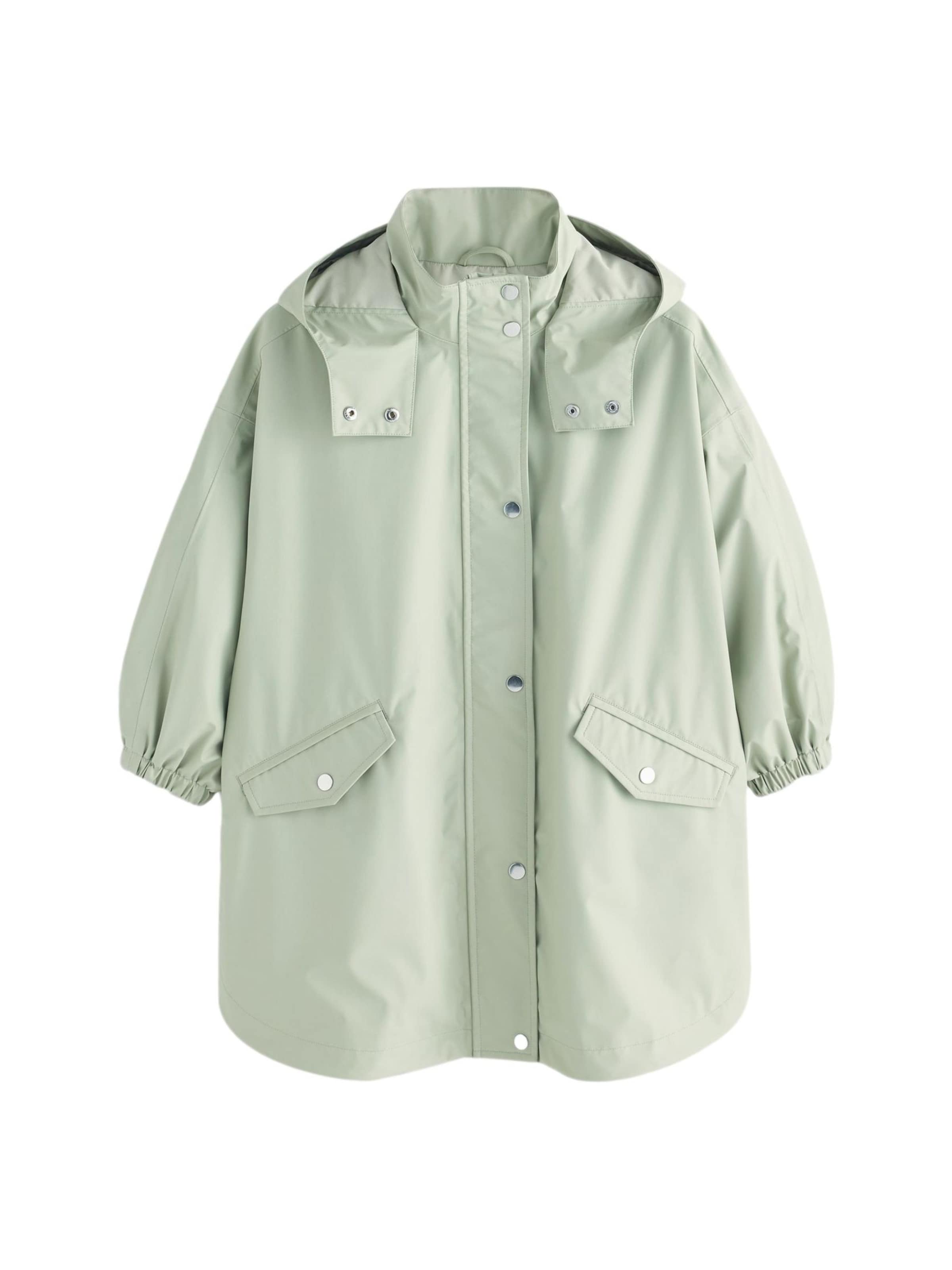 Next Mantel in Groen: voorkant