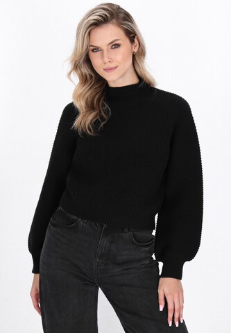 Pull-over DreiMaster Vintage en noir : devant