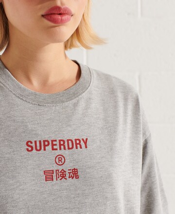 Superdry T-Shirt ' Corporate' in Grau