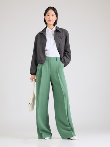 Wide leg Pantaloni con pieghe 'VELIERO' di Weekend Max Mara in verde
