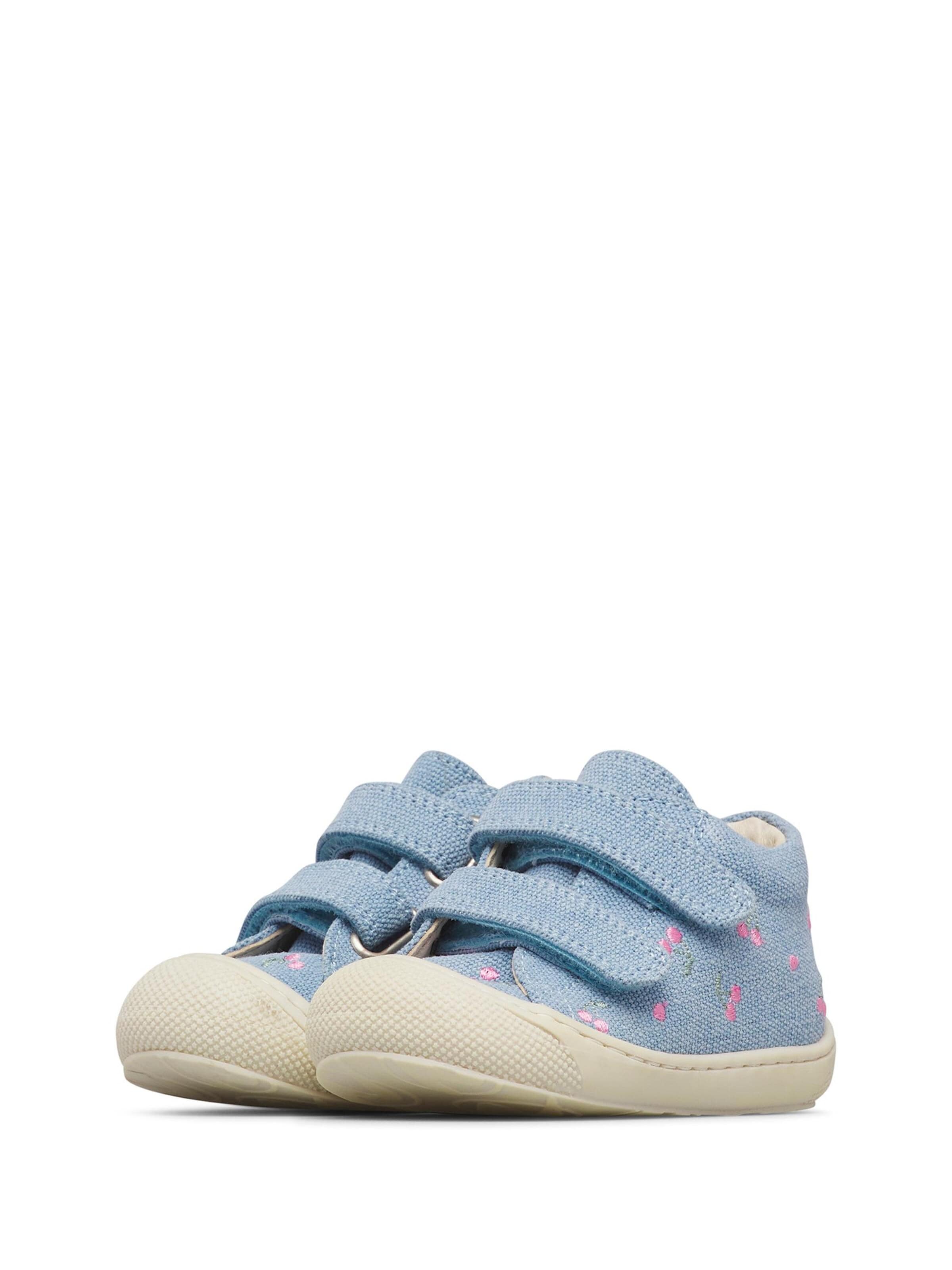 Baskets 'COCOON VL EMBR.CHERRY' NATURINO en bleu