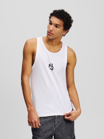 KARL LAGERFELD JEANS Bluser & t-shirts i hvid: forside