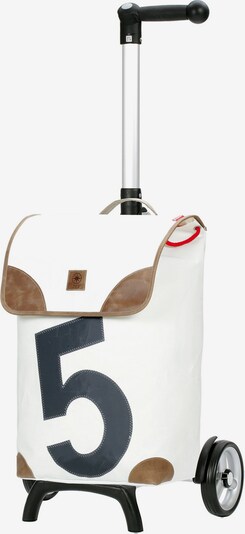 Andersen Shopper Einkaufstrolley 'Unus Fun 360° ' in cognac / schwarz / weiß, Produktansicht