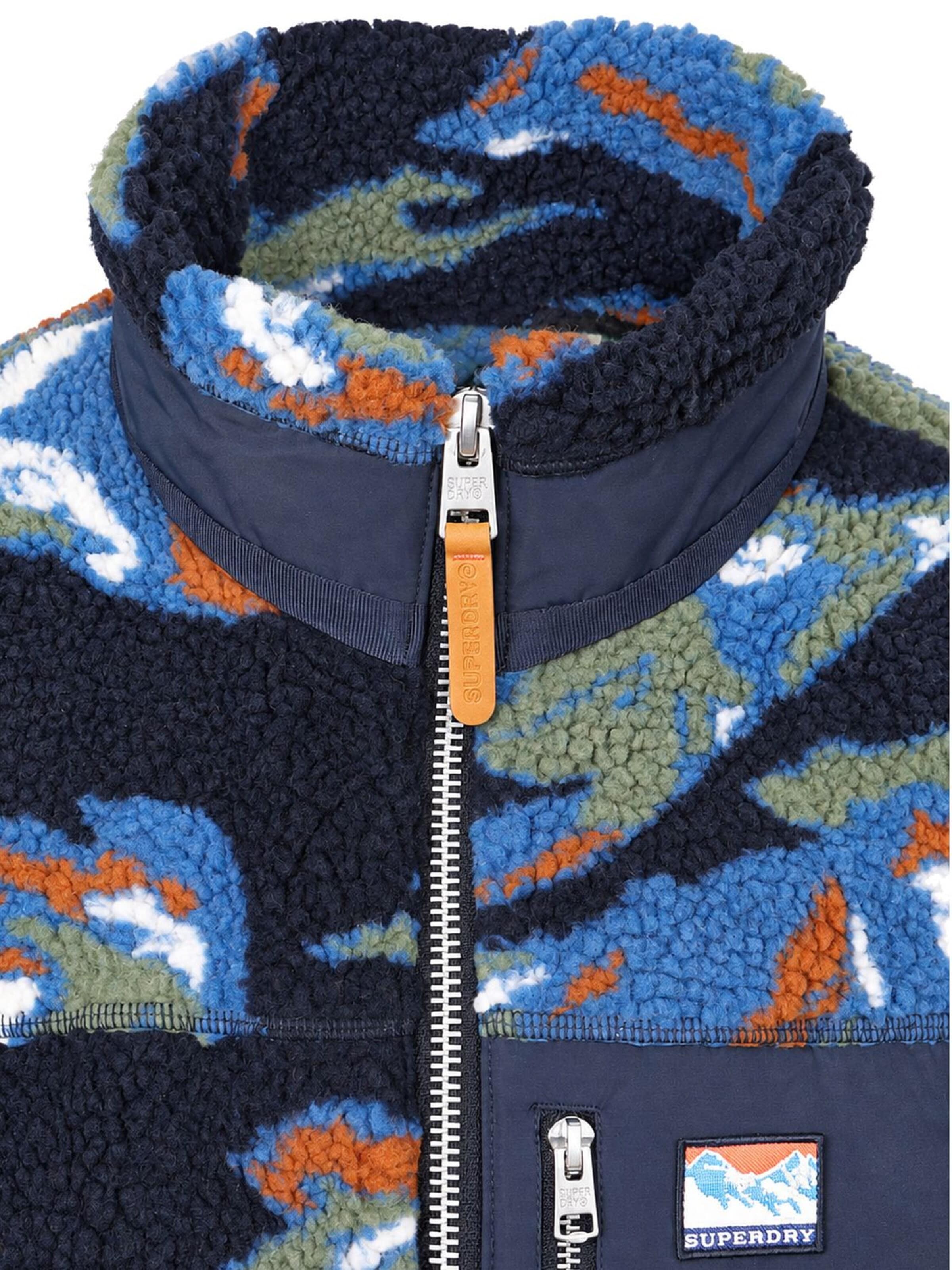 Superdry & Co Fleecejacke in Blau