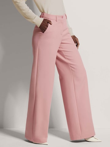 MADELEINE Wide leg Broek in Roze