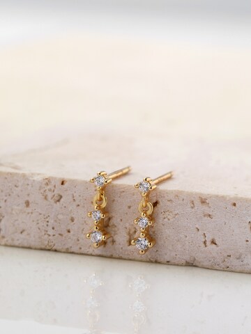 Hey Happiness Ohrringe 'Trio Drop' in Gold
