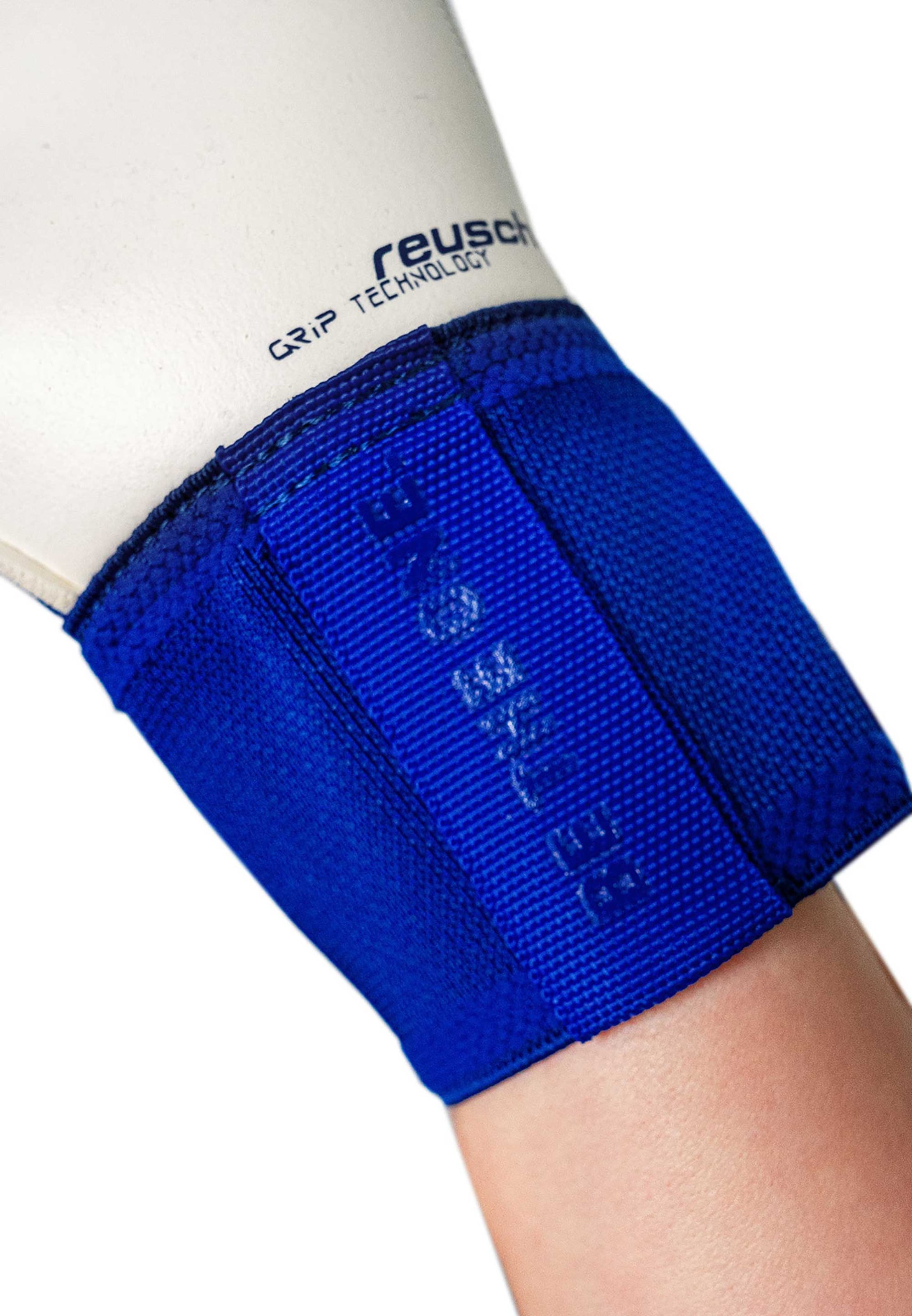 REUSCH Torwarthandschuhe 'Attrakt Gold X Roll Finger' in Blau