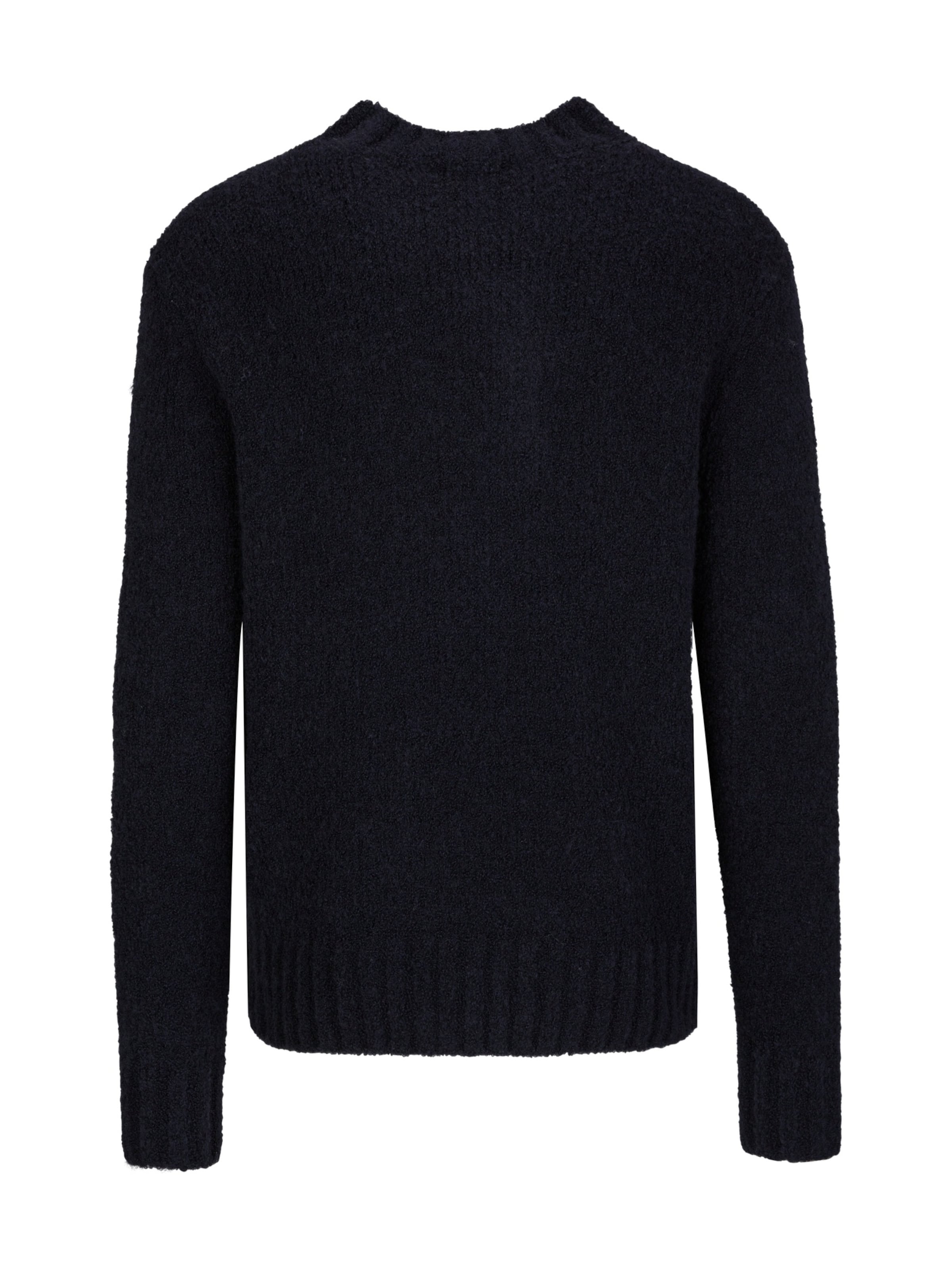 Pulover 'Enrico Wintergames' de la 19V69 ITALIA pe negru