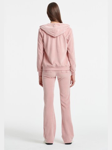 Sugarfree Zip-Up Hoodie in Pink