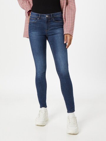 ONLY Skinny Jeans 'WAUW' in Blauw: voorkant