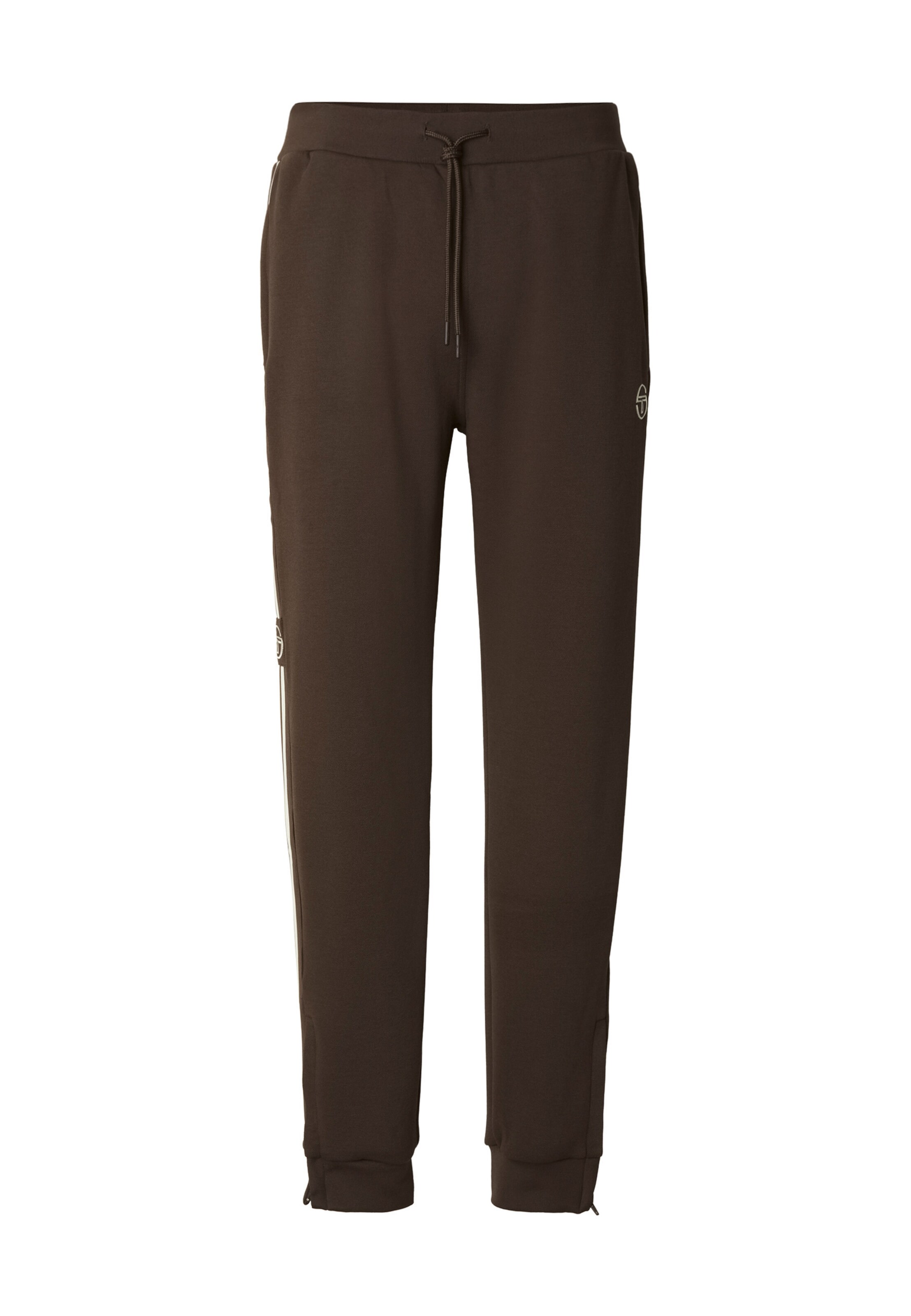 Tapered Pantaloni 'Cesena' di Sergio Tacchini in marrone: frontale