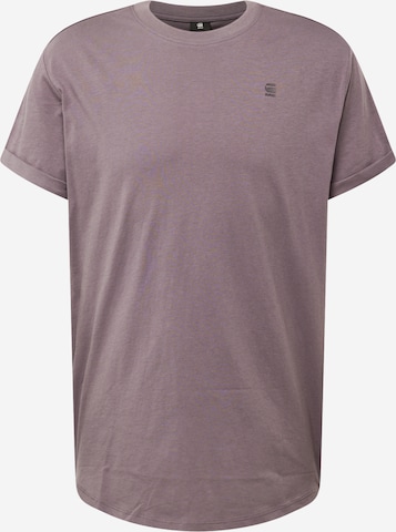 T-Shirt G-Star RAW en marron : devant