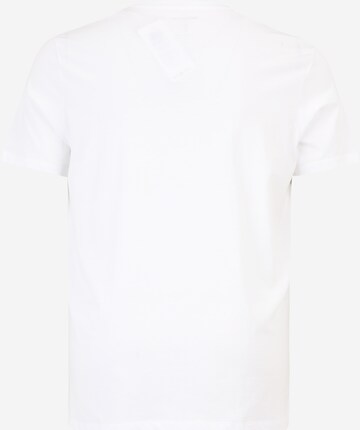 T-Shirt 'GRADIENT' Jack & Jones Plus en blanc