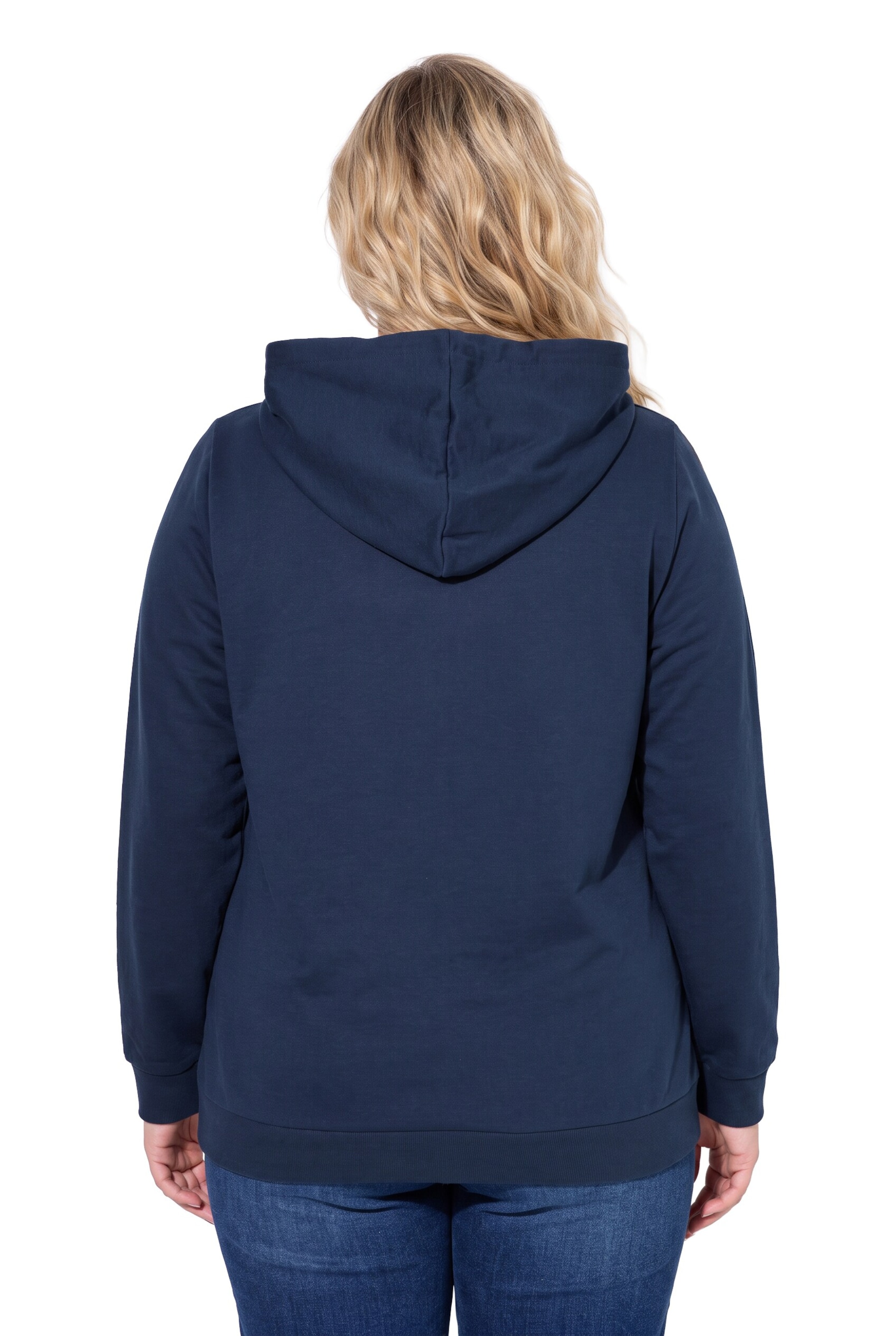 Ulla Popken Sweat jacket in Blue