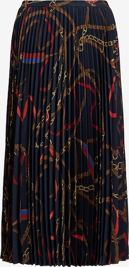 Sijonas iš Lauren Ralph Lauren, spalva – tamsiai mėlyna / sodri mėlyna („karališka“) / šokolado spalva / raudona, Prekių apžvalga