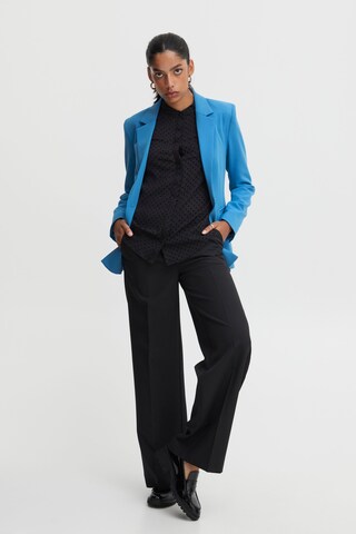 Coupe slim Blazer 'Lexi' ICHI en bleu