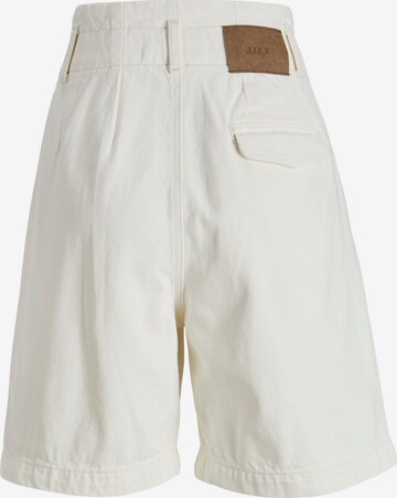 JJXX - Loosefit Pantalón vaquero plisado 'Eve' en blanco