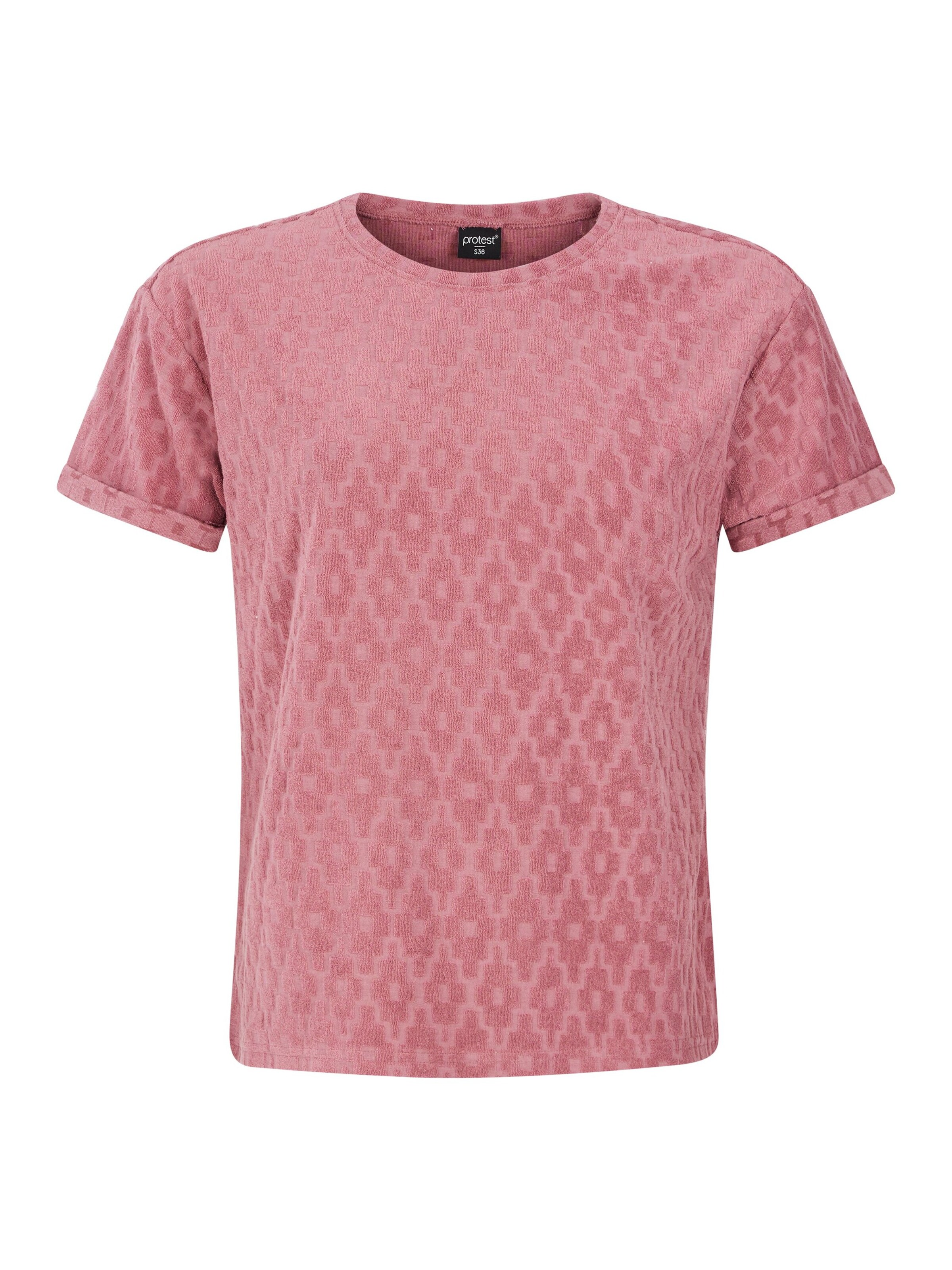 PROTEST Shirt 'PRTTERRY' in Pink: front
