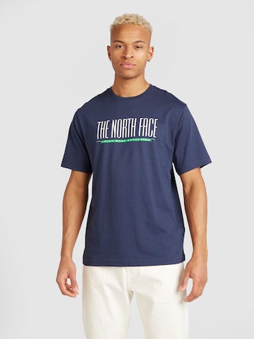 THE NORTH FACE Bluser & t-shirts 'EST 1966' i blå: forside